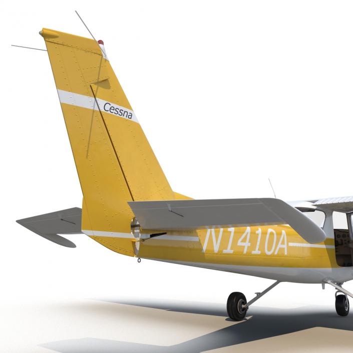 Cessna 150 Rigged 3 3D model