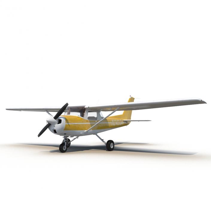 Cessna 150 Rigged 3 3D model