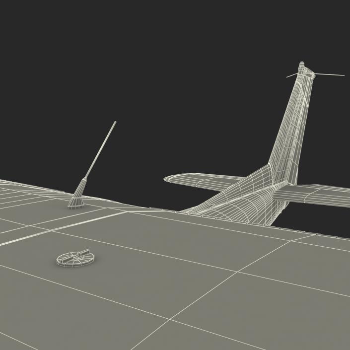 Cessna 150 Rigged 3 3D model