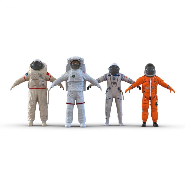 Space Suits Collection 3D