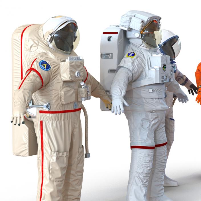 Space Suits Collection 3D