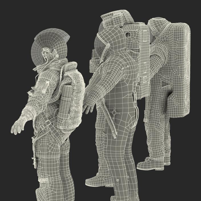 Space Suits Collection 3D