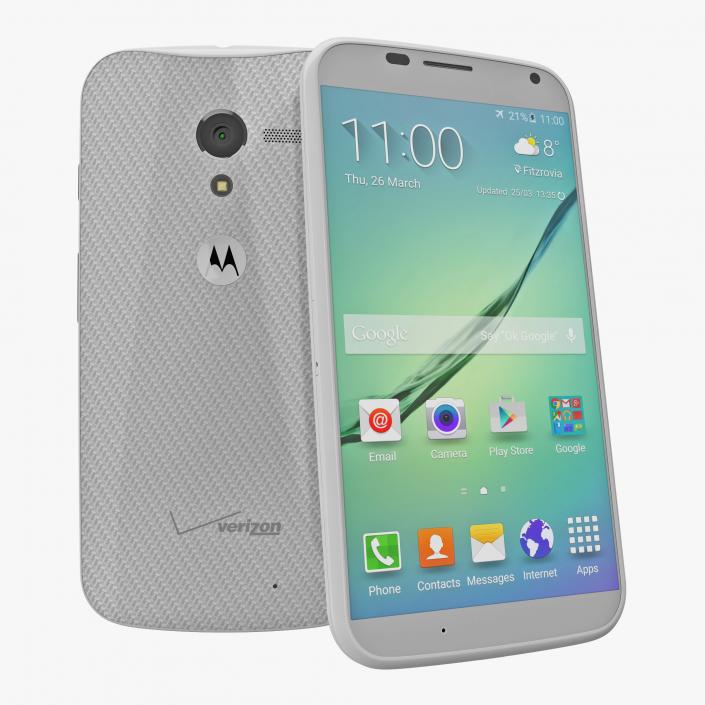 3D Motorola Moto X White