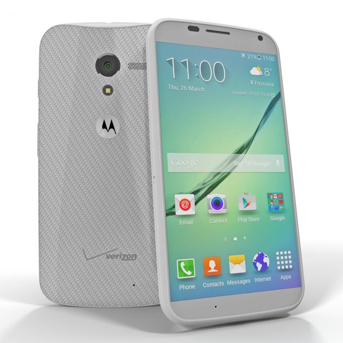 3D Motorola Moto X White