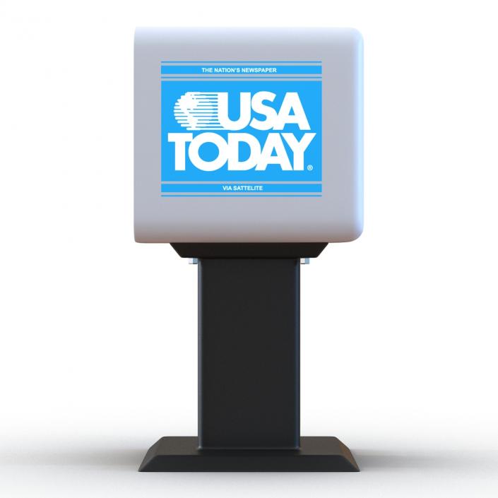 3D USA Today Newspaper Box model