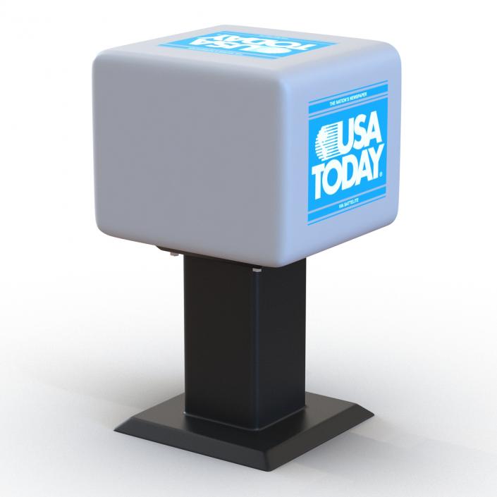 3D USA Today Newspaper Box model