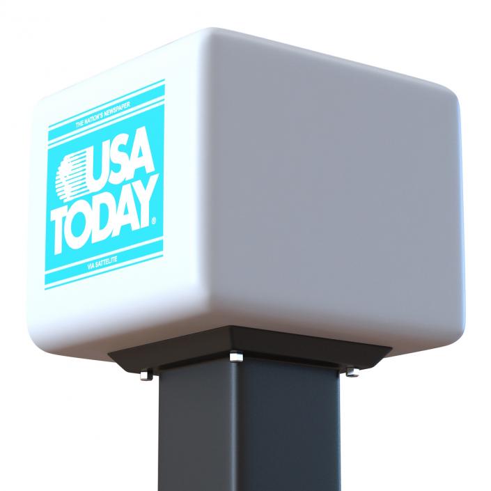 3D USA Today Newspaper Box model