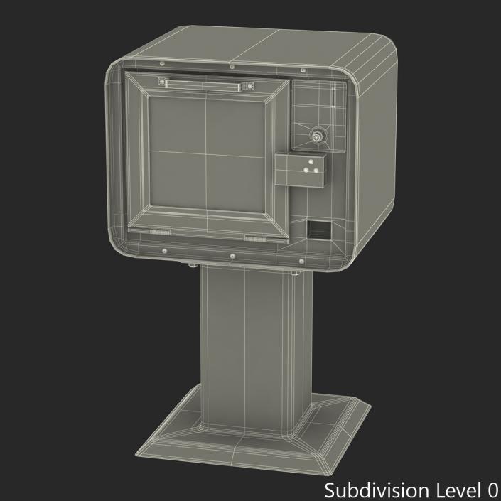 3D USA Today Newspaper Box model