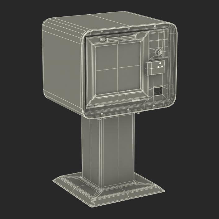 3D USA Today Newspaper Box model