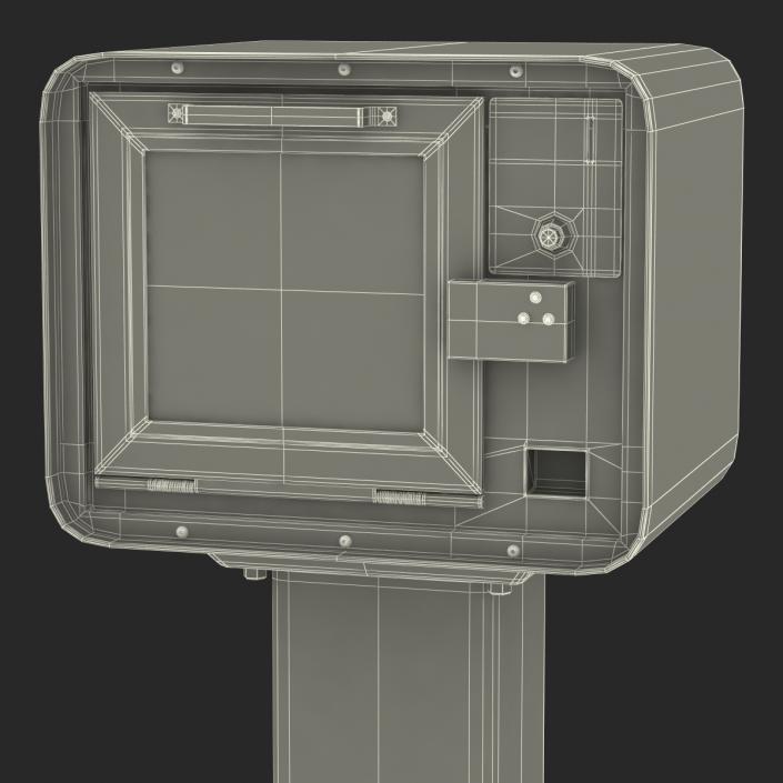 3D USA Today Newspaper Box model