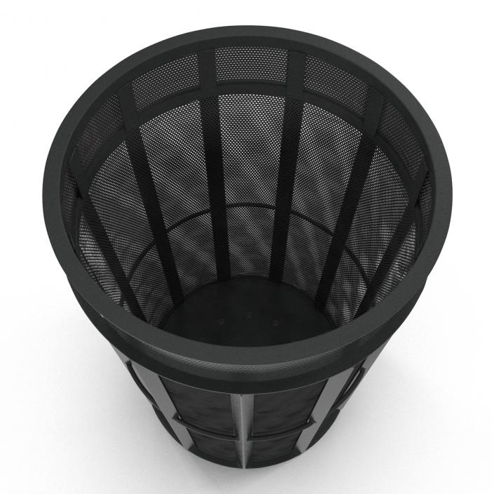 3D Public Garbage Can model