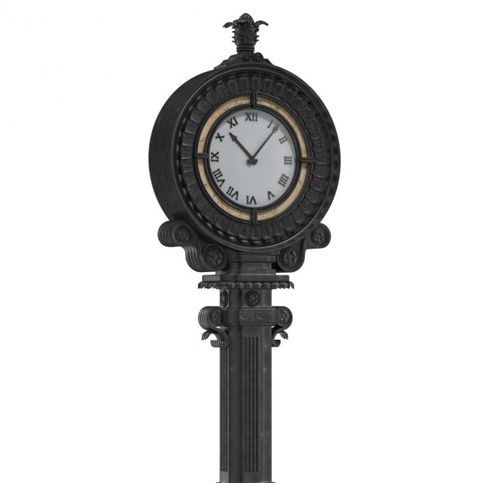 3D New York Street Clock