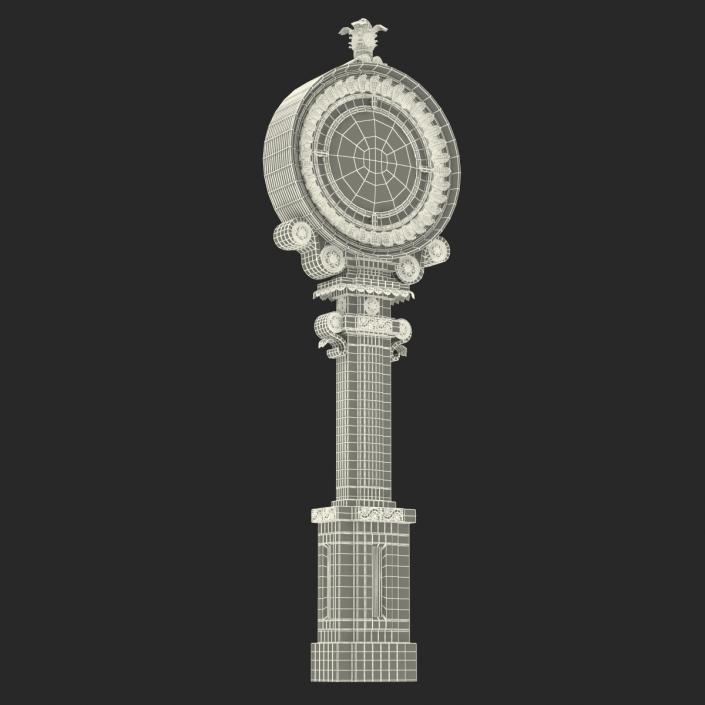 3D New York Street Clock