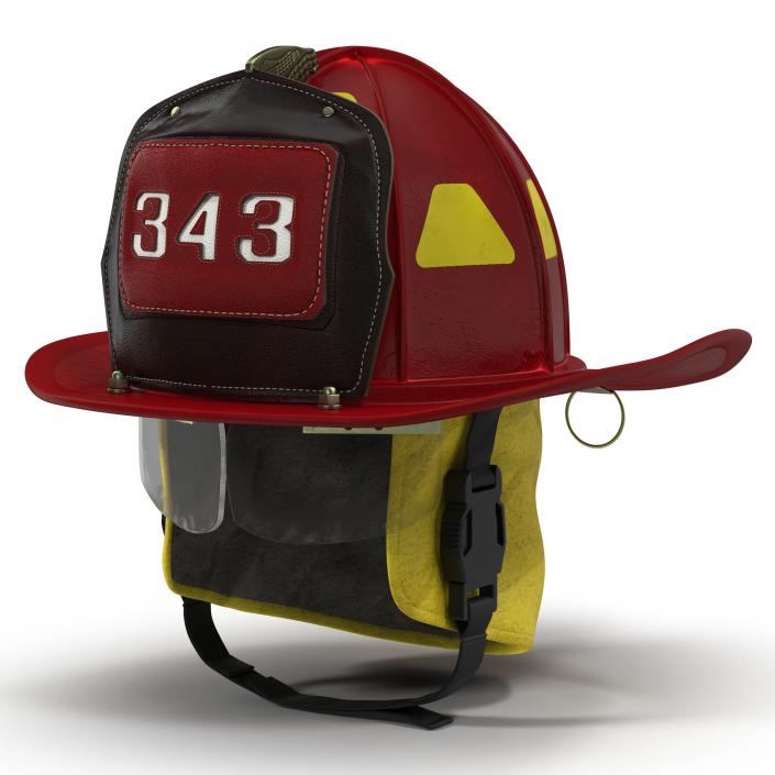 3D Fire Helmet 2 model