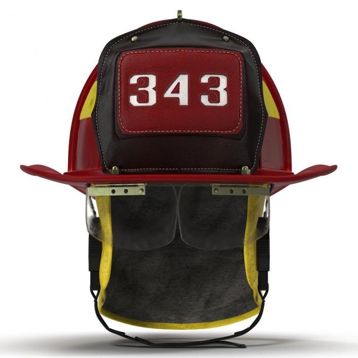 3D Fire Helmet 2 model