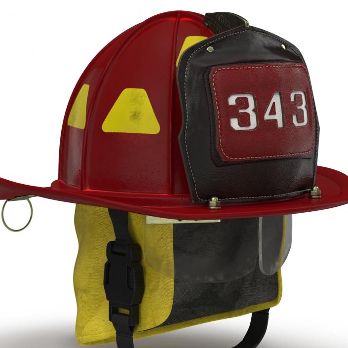 3D Fire Helmet 2 model