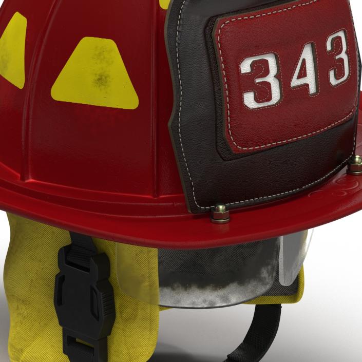 3D Fire Helmet 2 model