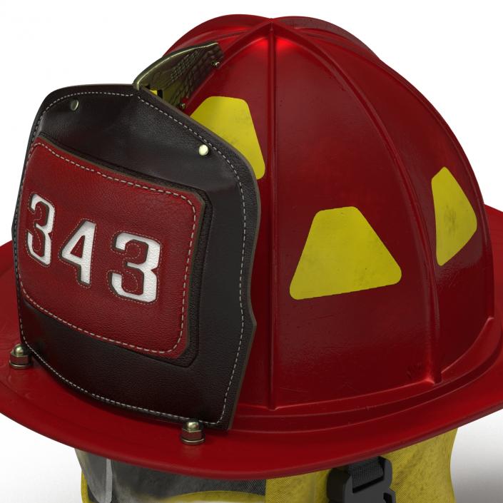 3D Fire Helmet 2 model