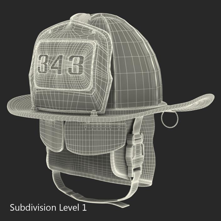 3D Fire Helmet 2 model