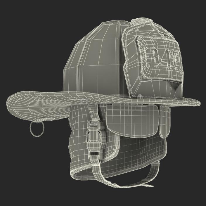 3D Fire Helmet 2 model