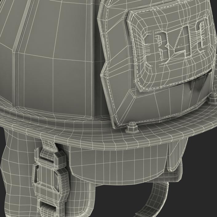 3D Fire Helmet 2 model