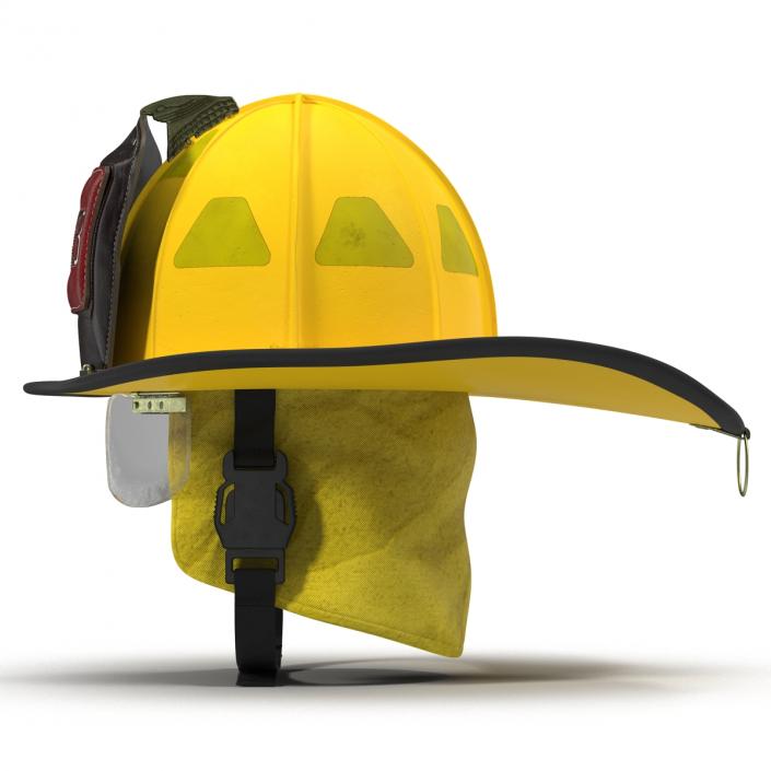 3D Fire Helmet 3 model