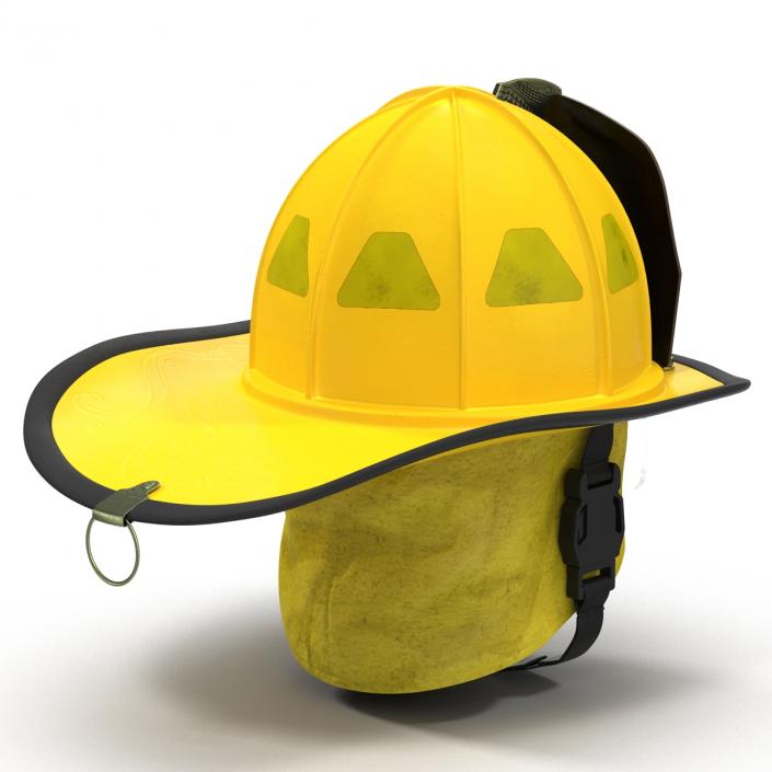 3D Fire Helmet 3 model