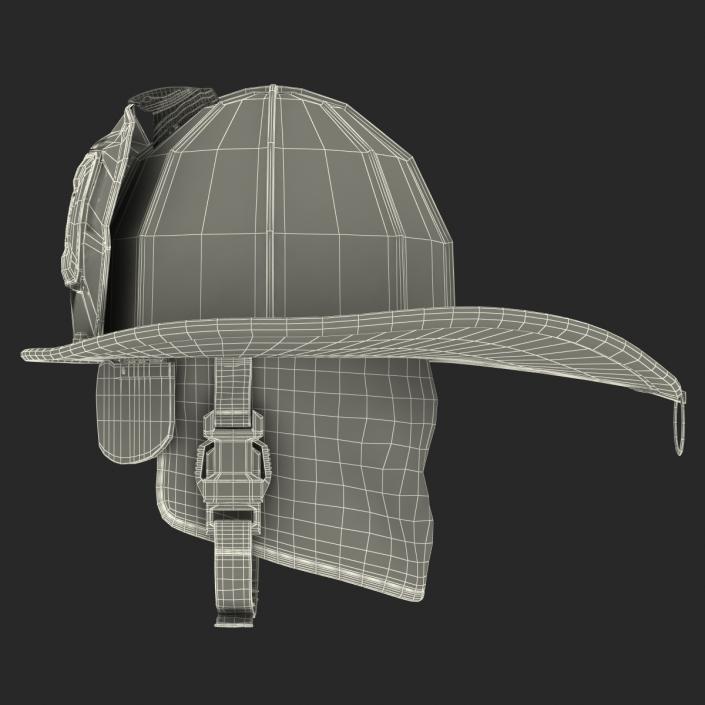 3D Fire Helmet 3 model