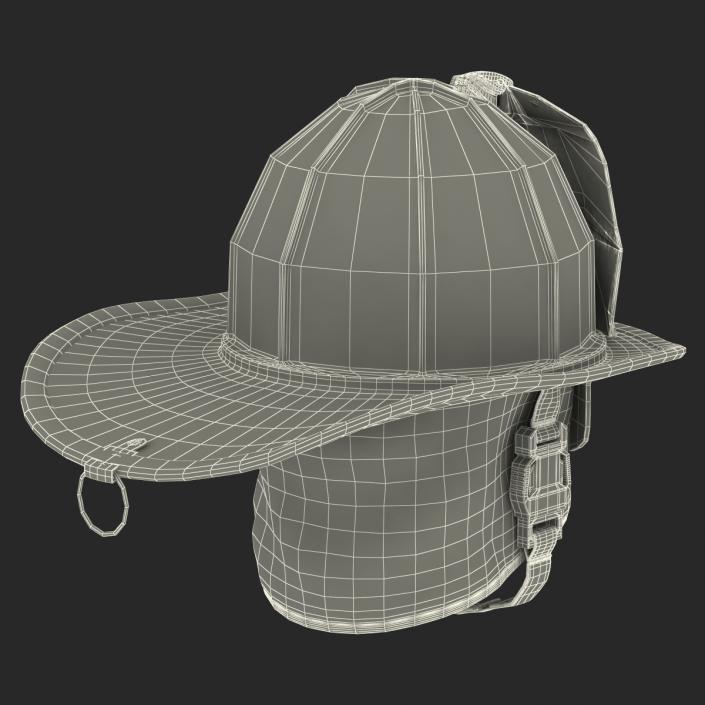 3D Fire Helmet 3 model