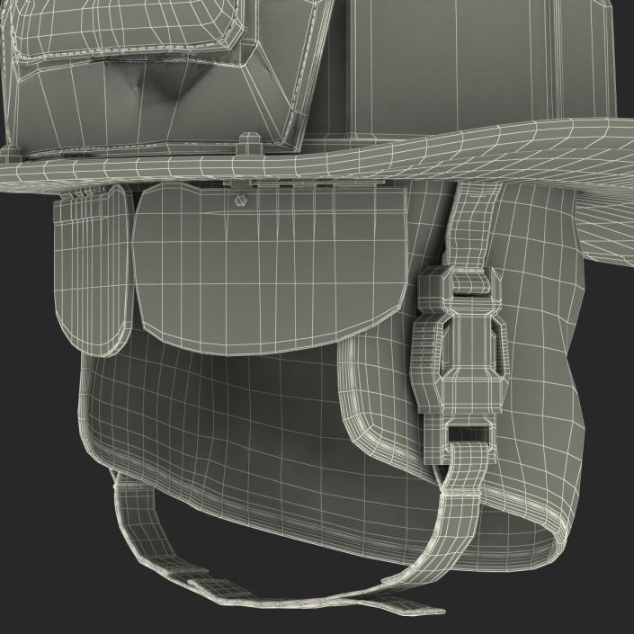 3D Fire Helmet 3 model