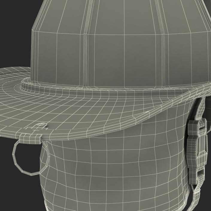 3D Fire Helmet 3 model