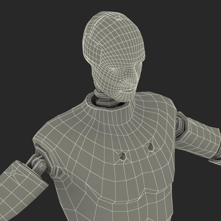 3D Male Crash Test Dummy Rigged model