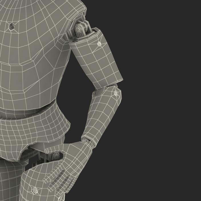 3D Male Crash Test Dummy Rigged model