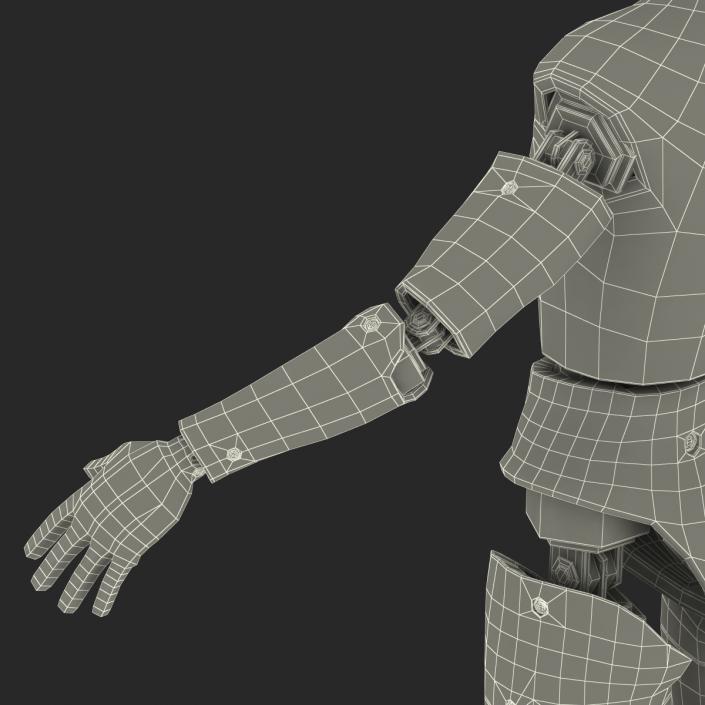 3D Male Crash Test Dummy Rigged model