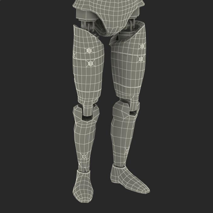 3D Male Crash Test Dummy Rigged model