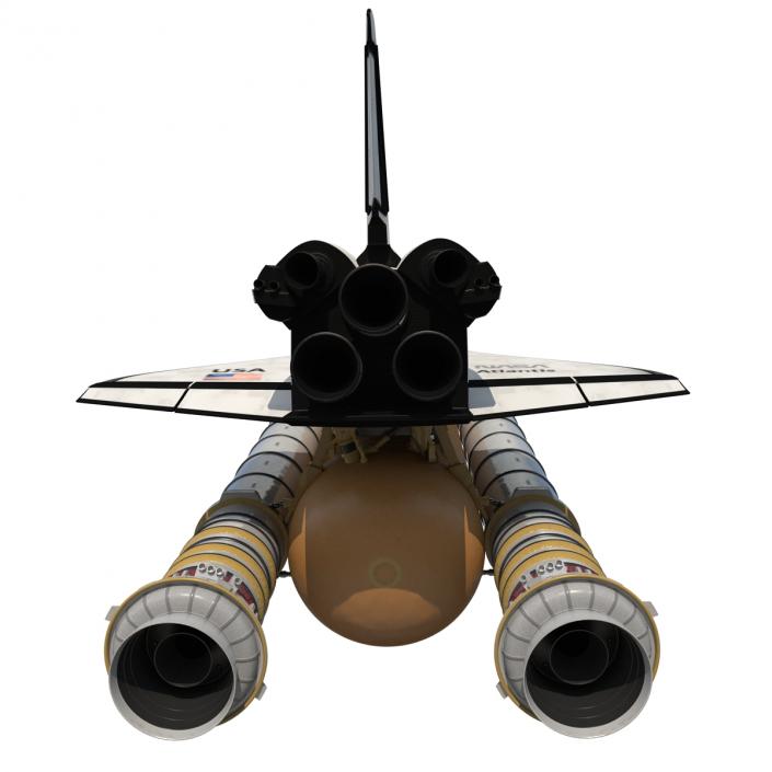 Space Shuttle With Boosters 3D