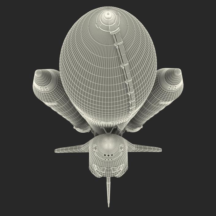 Space Shuttle With Boosters 3D