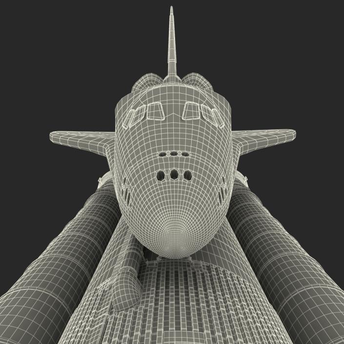 Space Shuttle With Boosters 3D