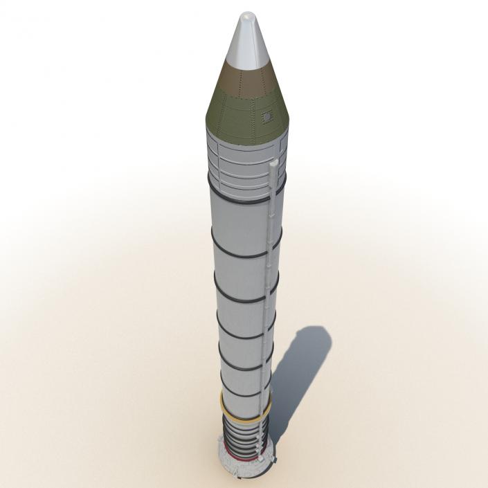 3D model Solid Rocket Booster