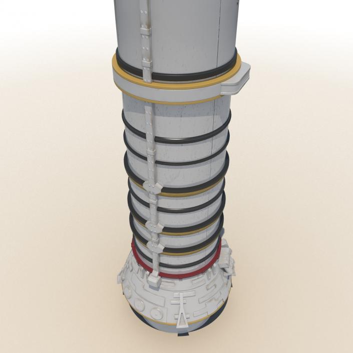 3D model Solid Rocket Booster