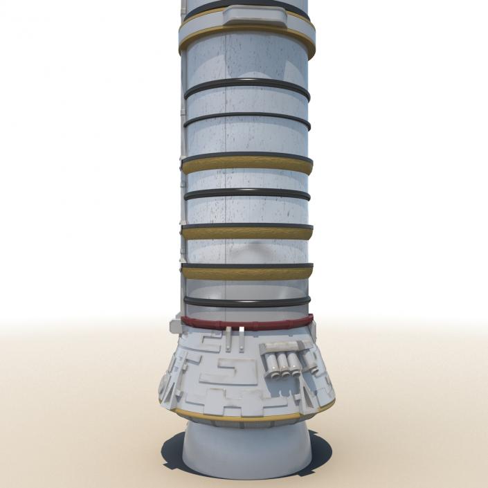 3D model Solid Rocket Booster