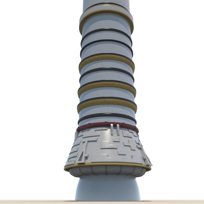 3D model Solid Rocket Booster