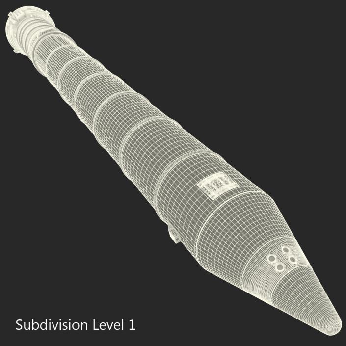 3D model Solid Rocket Booster