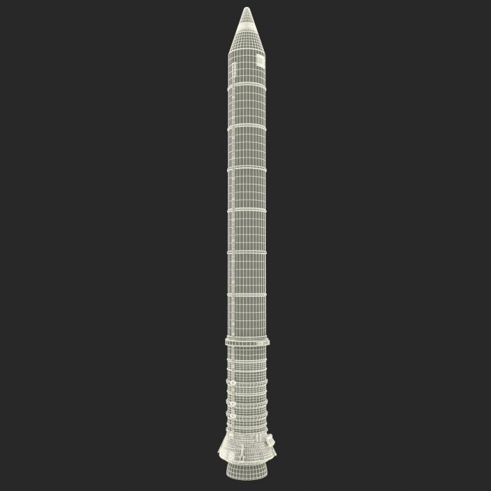 3D model Solid Rocket Booster