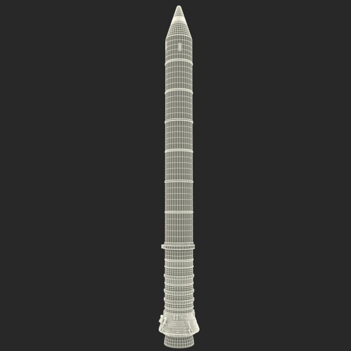 3D model Solid Rocket Booster