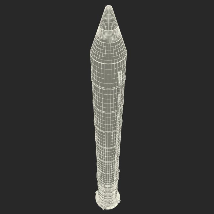 3D model Solid Rocket Booster