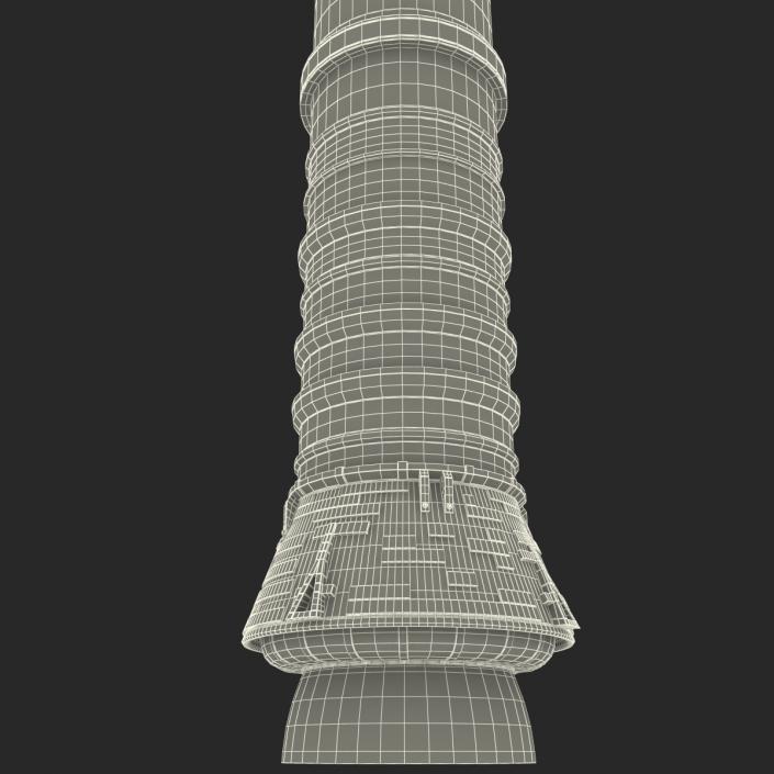 3D model Solid Rocket Booster