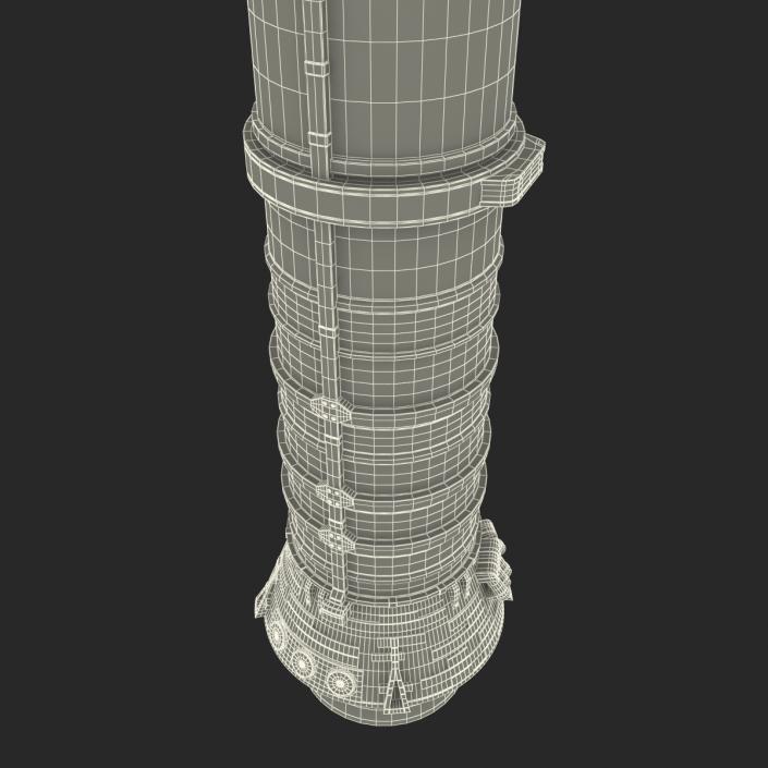 3D model Solid Rocket Booster