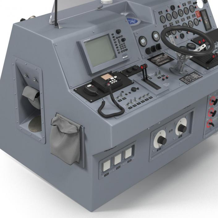 Military Boat Control Panel 3D