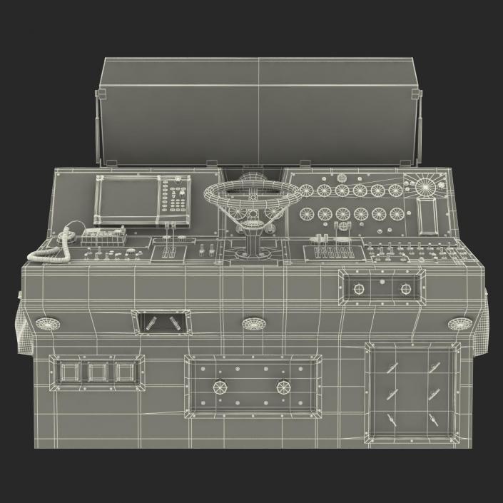 Military Boat Control Panel 3D